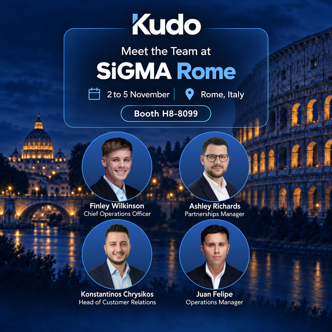 Kudo to Meet Partners and Traders at SiGMA World Summit Rome 2026